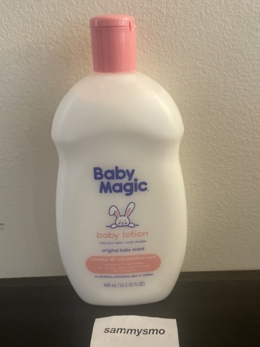 Baby Magic Baby Lotion Original baby scent, Camellia marshmallow Root 16.5oz.
